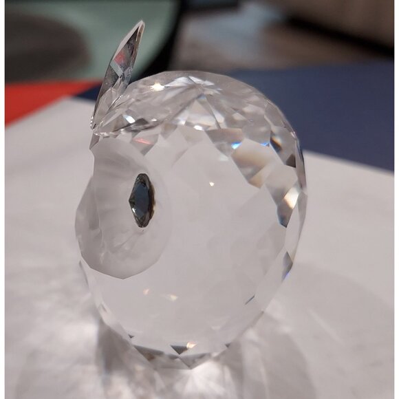 Swarovski Crystal Owls Retired Woodland Large 2" Small 1.5" Jewel Eyes Set Of 2 - Picture 6 of 15